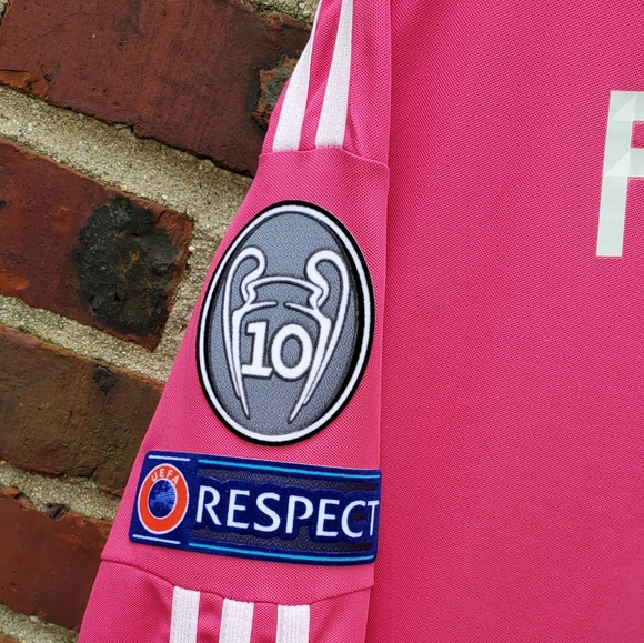 Ronaldo Jersey Long Sleeve Real Madrid Pink - Picture 4 of 6